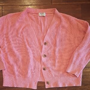 Old Navy Pink Women's Sweater Cardigan
